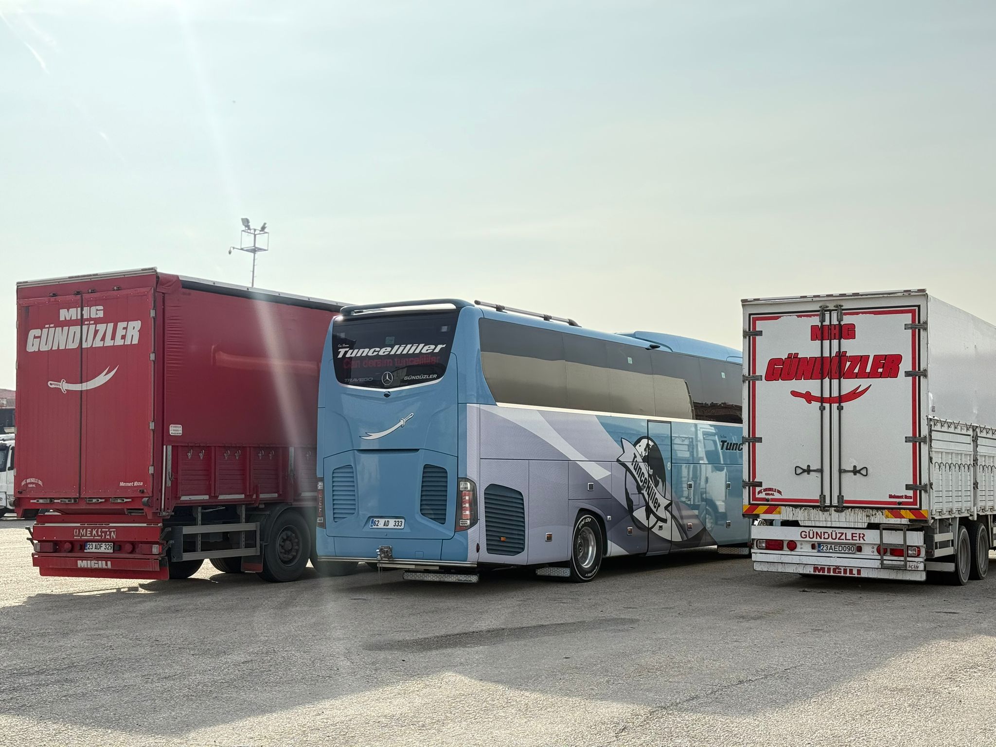 GÜNDÜZLER otobüs filosu