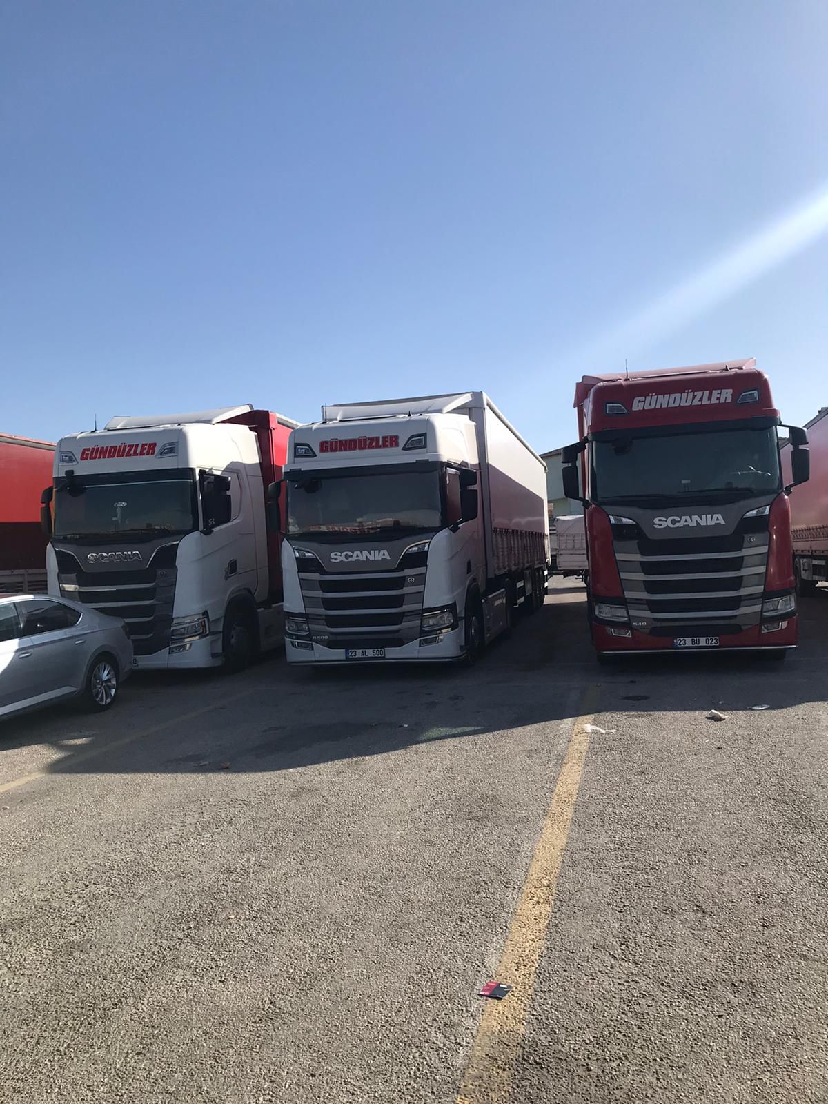 GÜNDÜZLER üç tır
