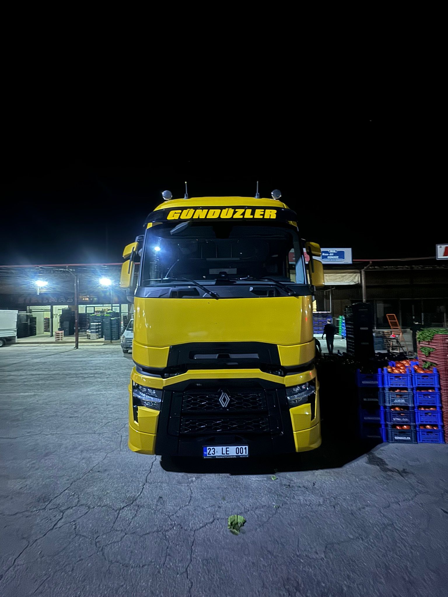 GÜNDÜZLER sarı tır gece